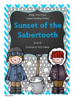 cover image of Magic Tree House- Sunset of the Sabertooth